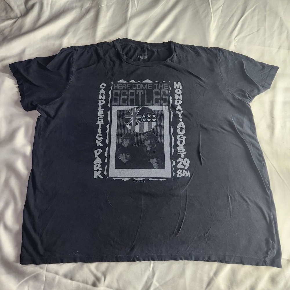 The Beatles Candlestick Park San Francisco Concert T Shirt
